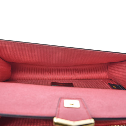 Fendi Vitello Elite Flamingo Demi Jour Shoulder Bag Rosa Exstasy 7 of 10
