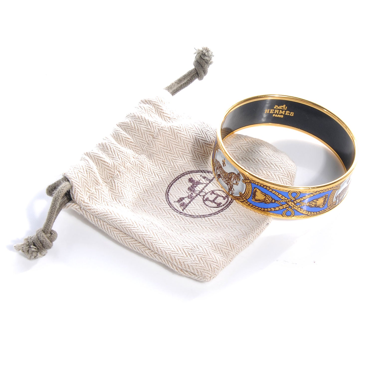 Hermes Enamel Wide Grand Apparat Bracelet 70 6 of 6