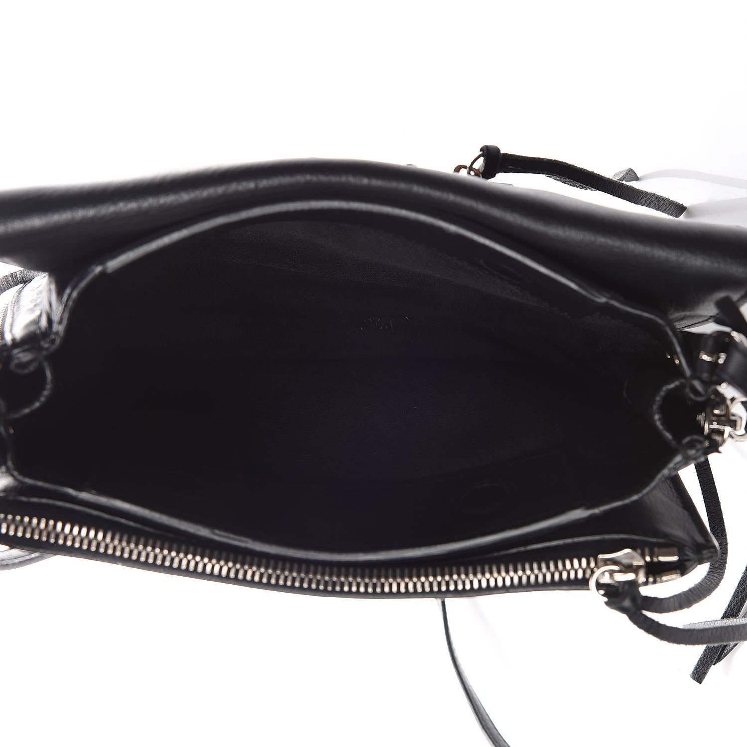 Balenciaga Veau Papier Triple XS Zip Around Crossbody Black 6 of 11