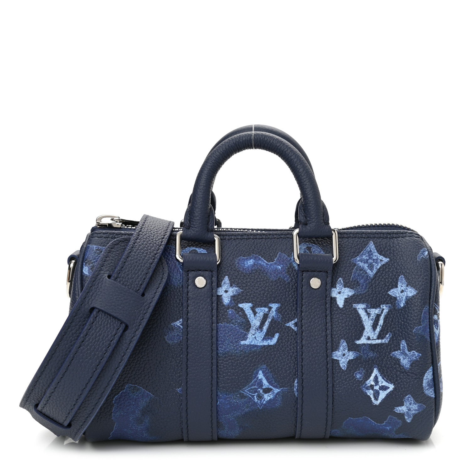 Louis Vuitton Monogram Ink Watercolor Keepall XS Blue 1 of 9