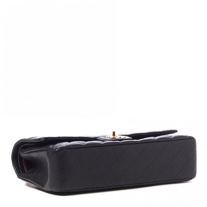 Chanel Caviar Quilted Medium Double Flap Black 3 of 11