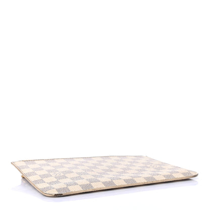 Louis Vuitton Damier Azur Neverfull MM GM Pochette Rose Ballerine 6 of 11