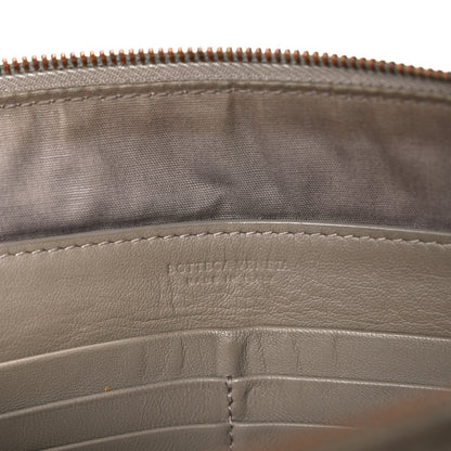 Bottega Veneta Nappa Intrecciato Large Flat Zip Billetto Pouch Mink 6 of 8