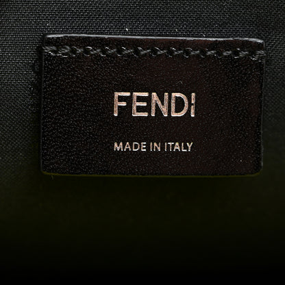 Fendi Cuoio Romano Fluo Metal Bug Eyes Pouch Giallo Fluo Black 6 of 7
