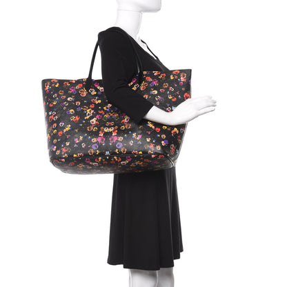Givenchy Coated Canvas Pansy Print Large Antigona Tote Black 2 of 10