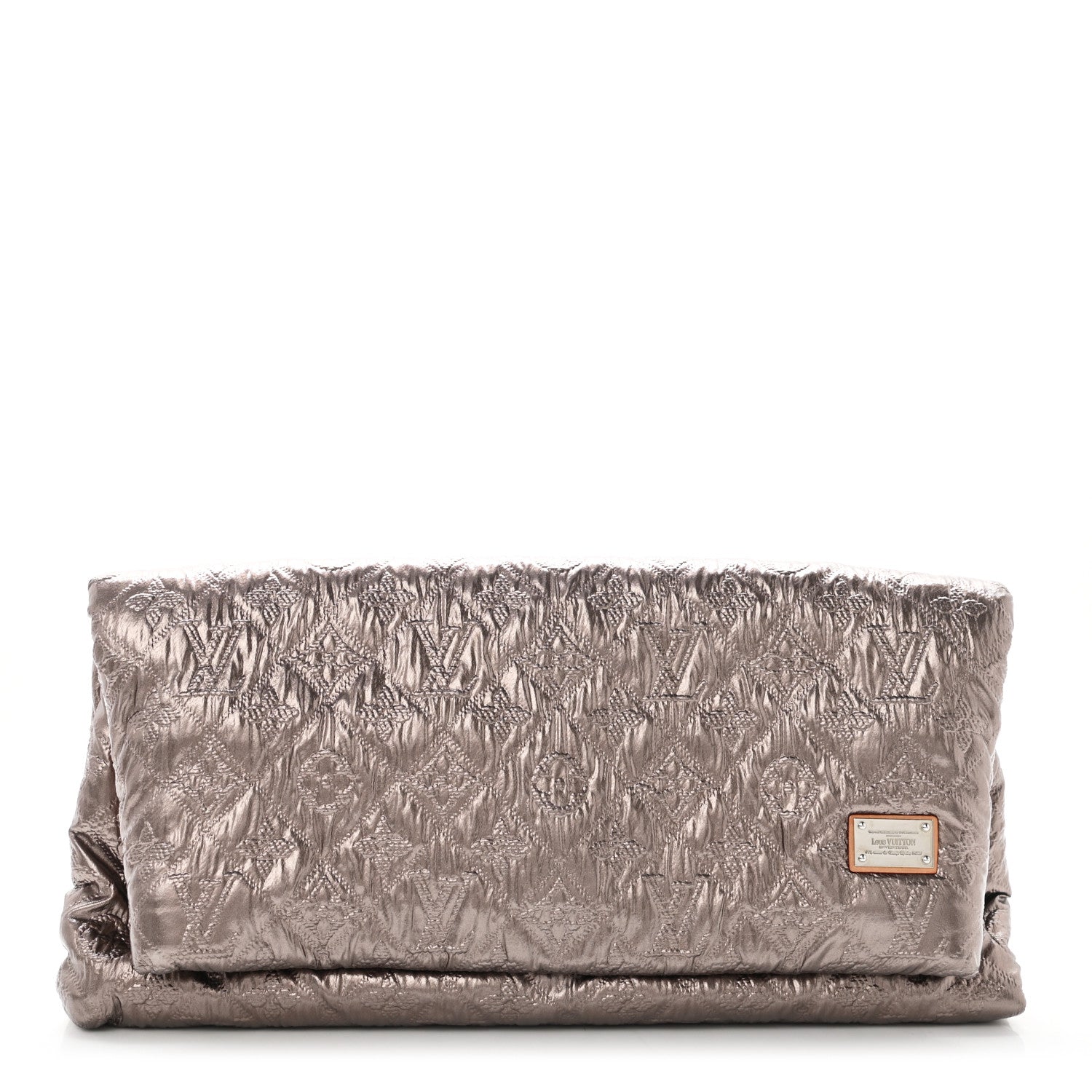 Louis Vuitton Jacquard Quilted Monogram Limelight Clutch MM Rose Gold 1 of 5