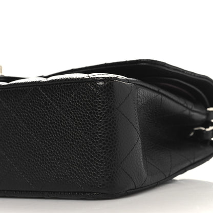 Chanel Caviar Quilted Medium Double Flap Black 10 of 10