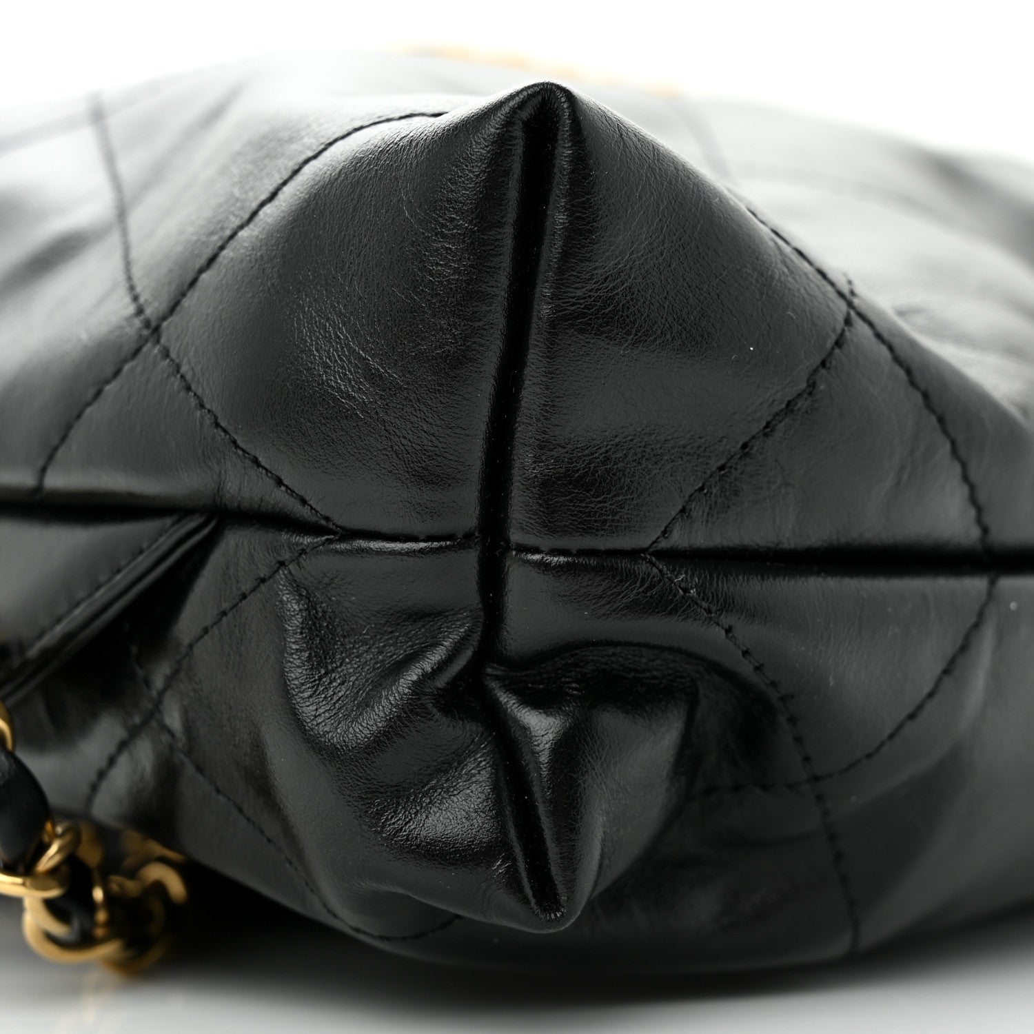 Chanel Shiny Calfskin Quilted Chanel 22 Backpack Black 9 of 10