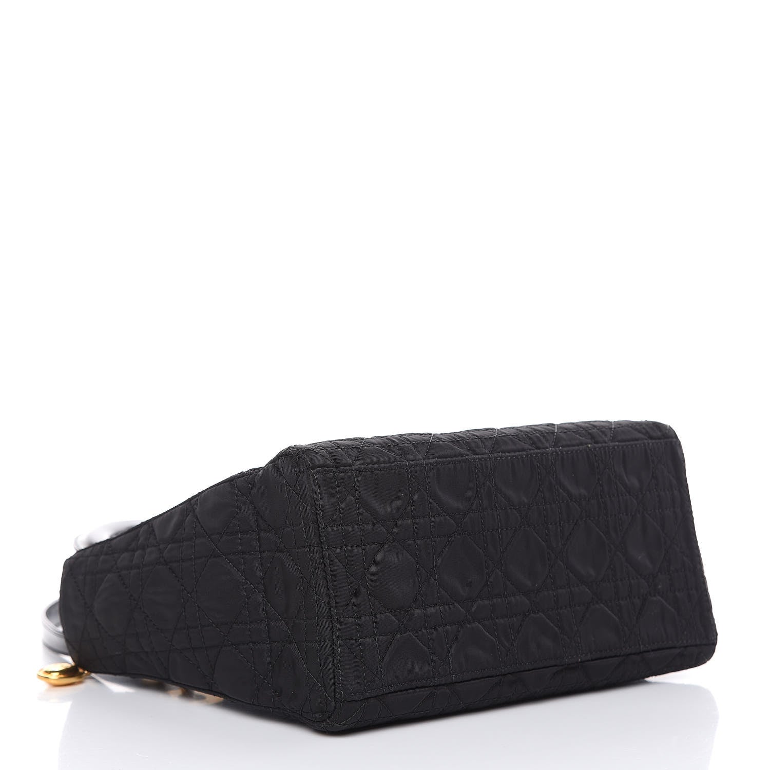 Christian Dior Nylon Cannage Medium Lady Dior Black 4 of 12