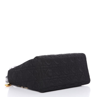 Christian Dior Nylon Cannage Medium Lady Dior Black 4 of 12