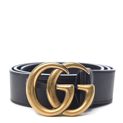 Gucci Calfskin Double G 40mm Belt 85 34 Black 1 of 7