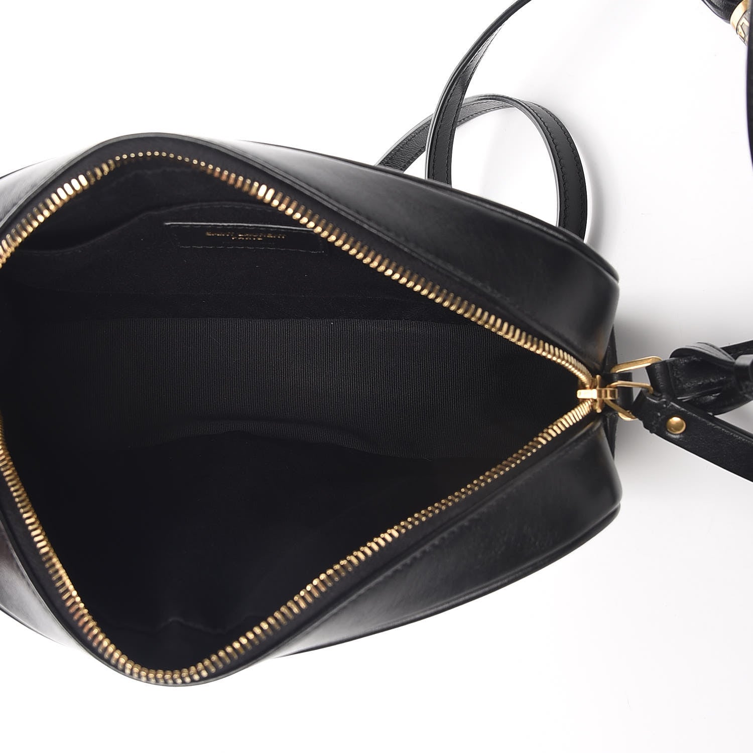Saint Laurent Calfskin Matelasse Monogram Lou Camera Bag Black 5 of 10