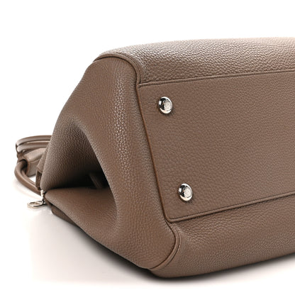 Loewe Supple Grained Calfskin Large Madrid Bag  Taupe 8 of 9