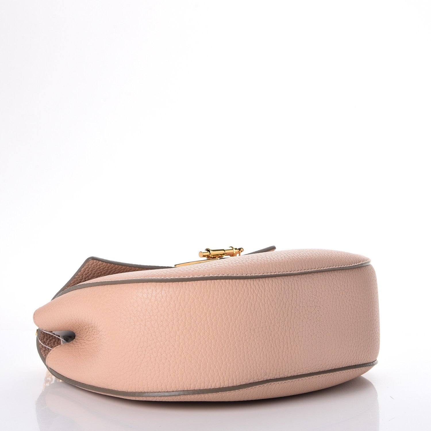 Chloe Grained Lambskin Drew Shoulder Bag Cement Pink 4 of 8