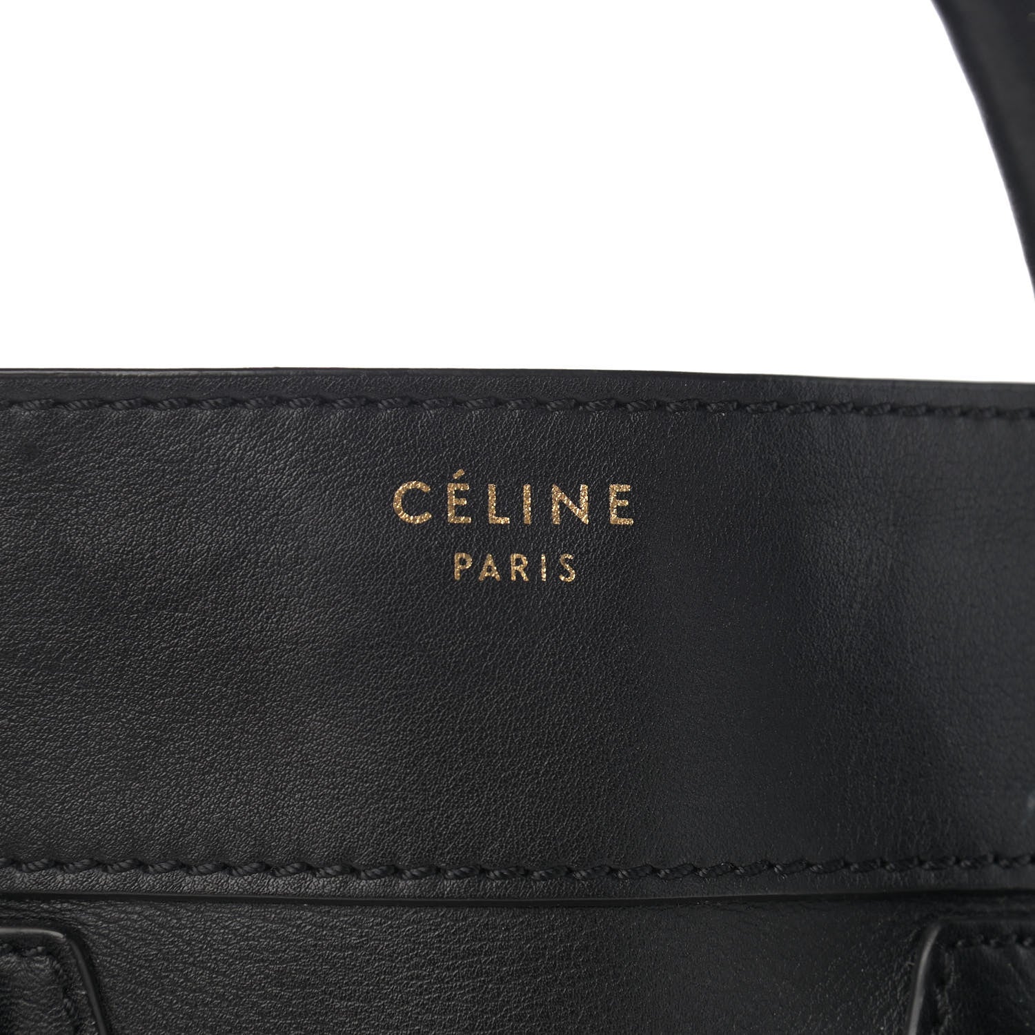 Celine Smooth Calfskin Mini Luggage Black 5 of 14