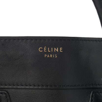 Celine Smooth Calfskin Mini Luggage Black 5 of 14