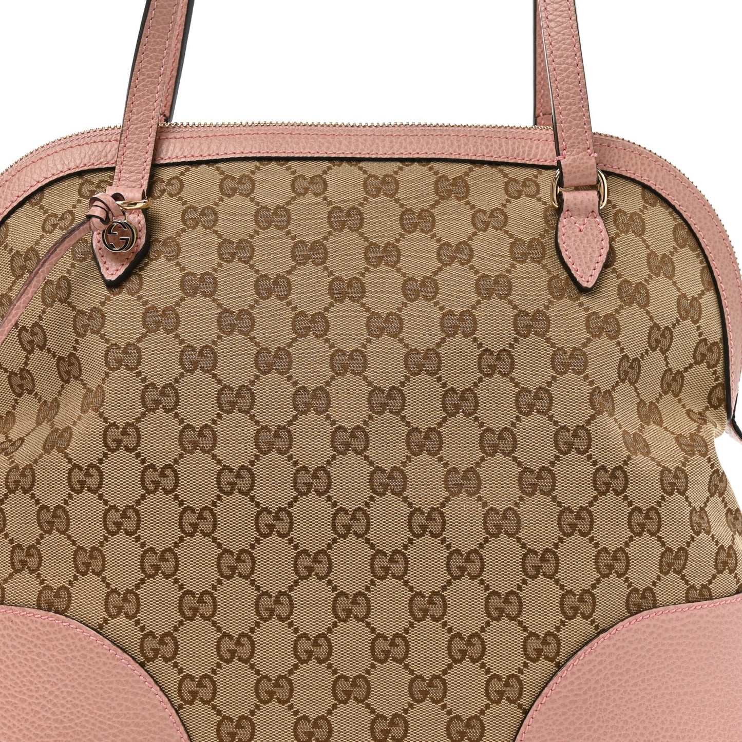 Monogram Medium Bree Shoulder Bag Dark Cipria