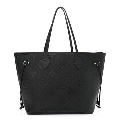 Louis Vuitton Empreinte Monogram Giant Neverfull MM Black 3 of 13
