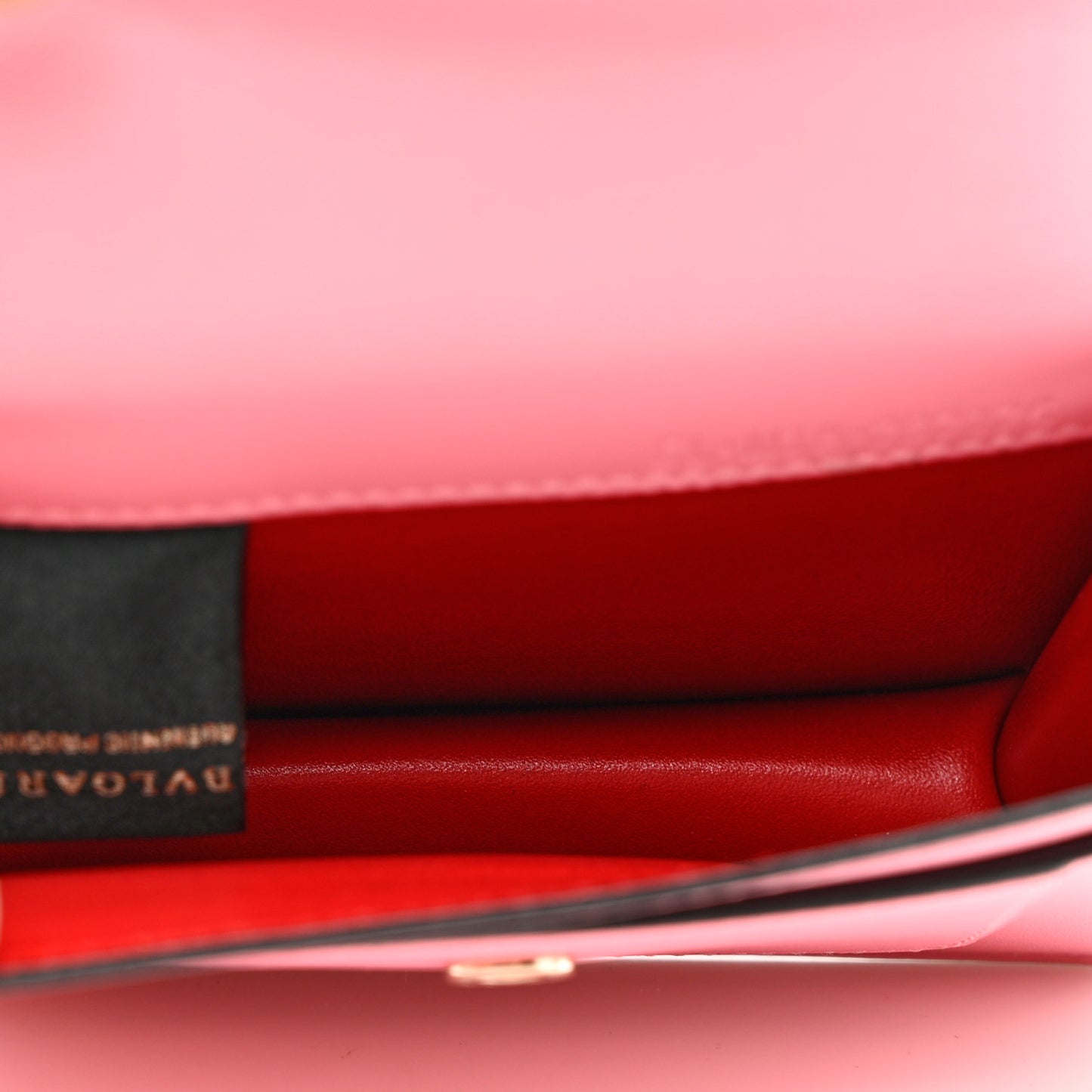 Calfskin Serpenti Forever Purse Card Holder Pink
