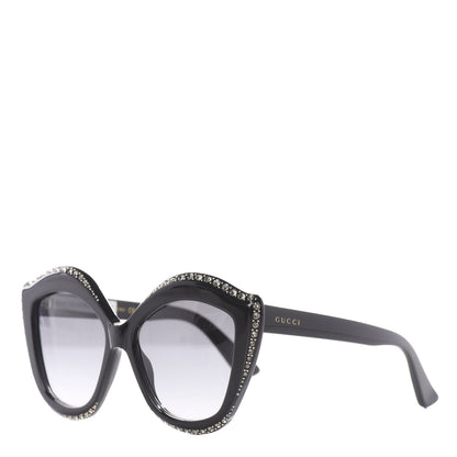 Gucci Crystal Cat Eye GG0118S Sunglasses Black 1 of 8