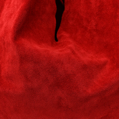 The Row THE ROW Suede Bindle Bag Magenta 6 of 10