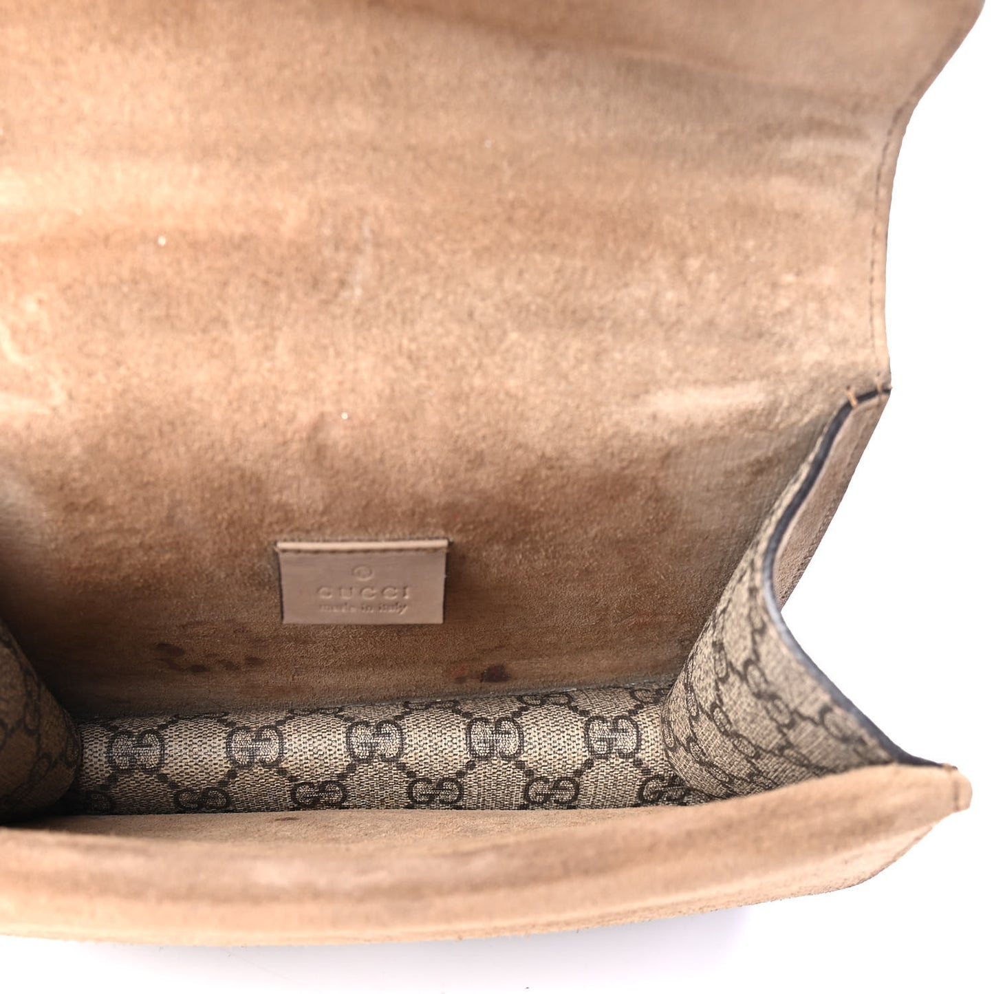 GG Supreme Monogram Mini Dionysus Shoulder Bag Taupe