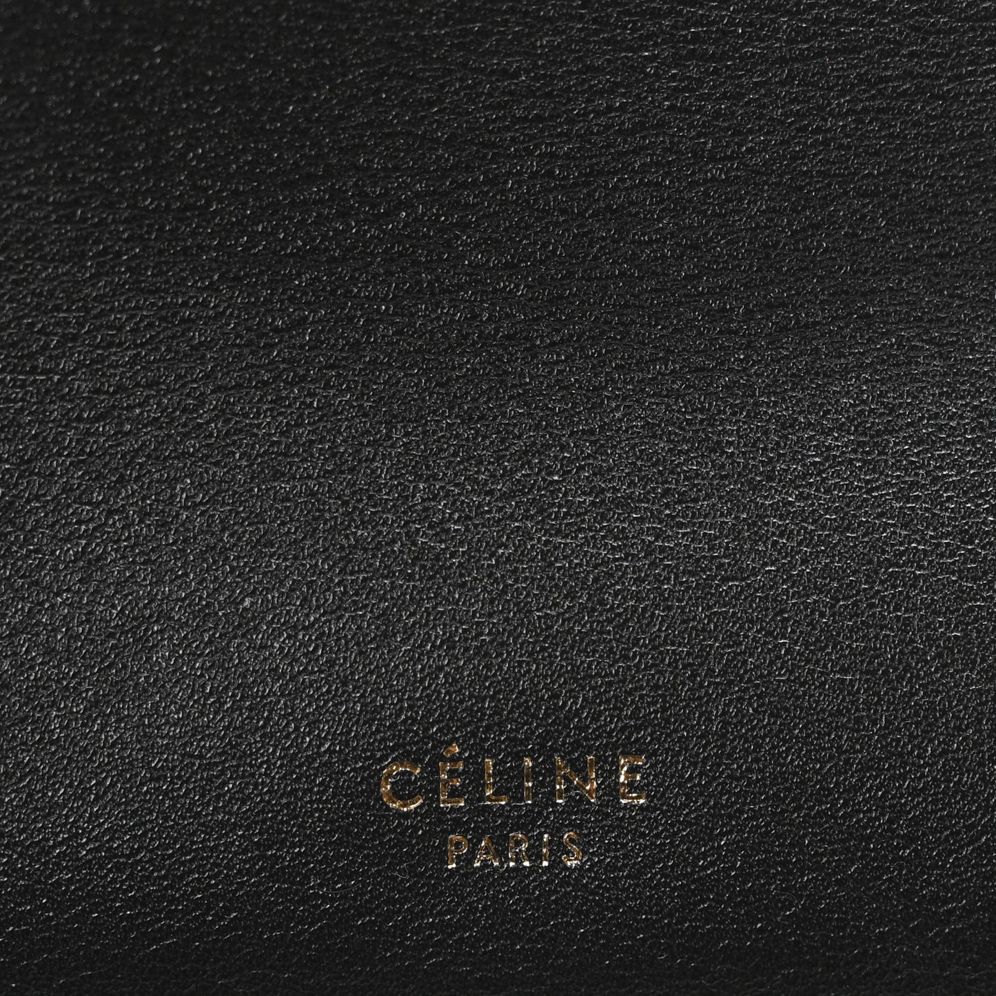 Calfskin Clasp Horizontal Cabas Black