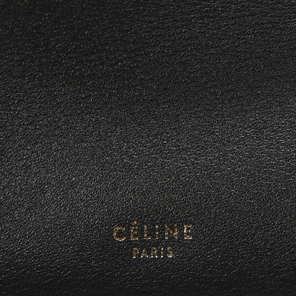 Celine Calfskin Clasp Horizontal Cabas Black 6 of 10