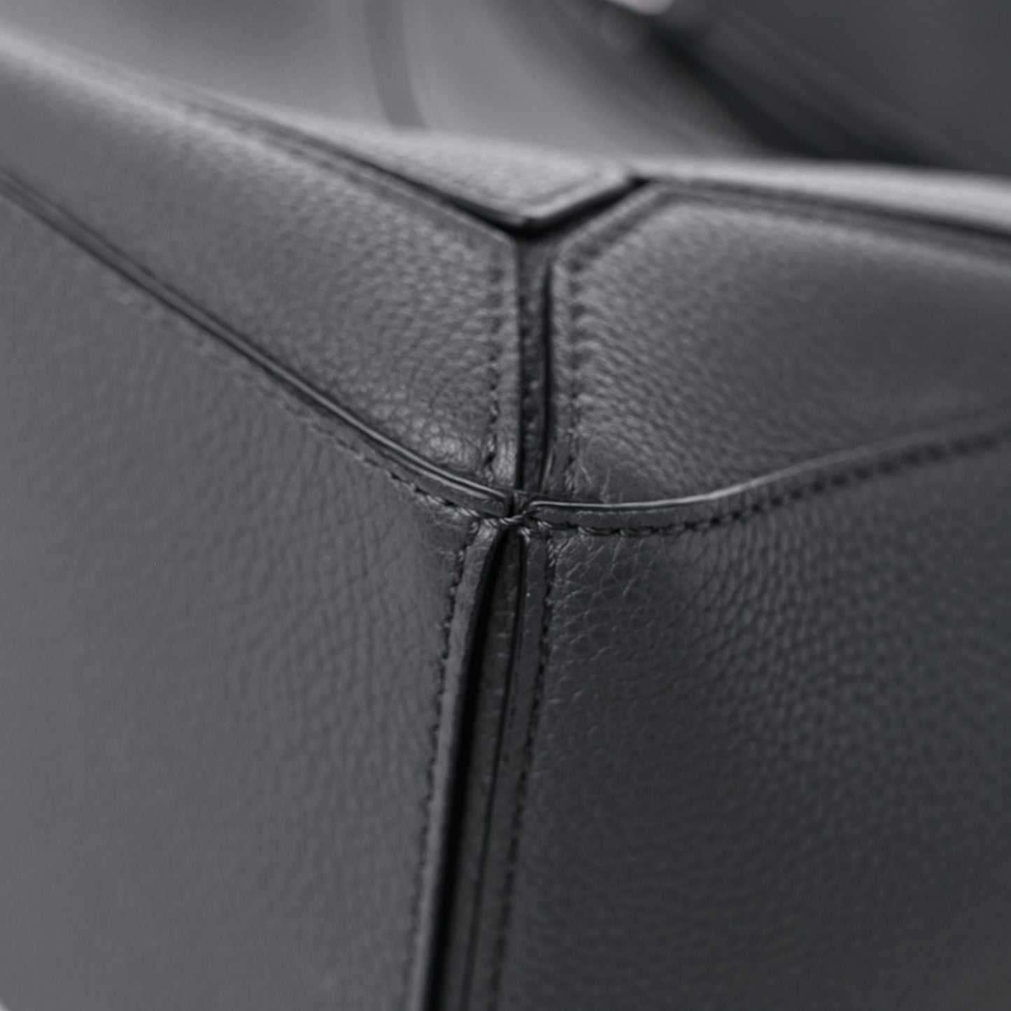 Calfskin Small Puzzle Bag Gunmetal
