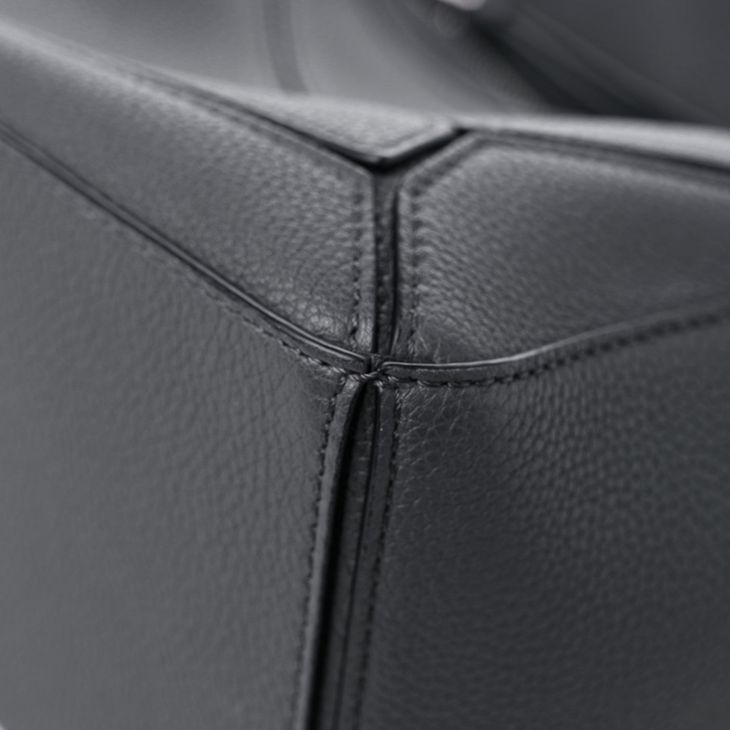 Loewe Calfskin Small Puzzle Bag Gunmetal 8 of 11