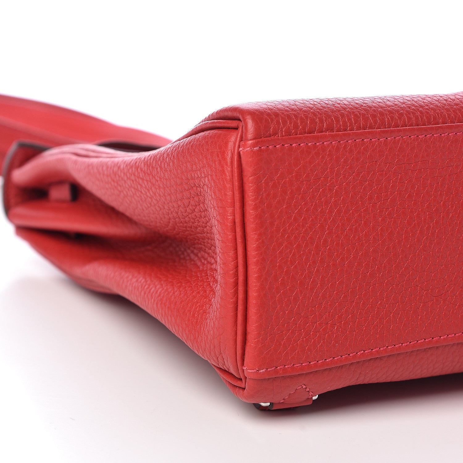 Hermes Taurillon Clemence Kelly Ado Backpack Rouge Casaque 9 of 10