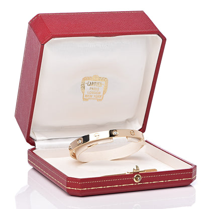 Cartier 18K Yellow Gold 6 Diamond LOVE Bracelet 18 9 of 9