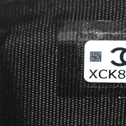 Chanel Caviar Quilted Crystal Card Holder Black 8 of 8