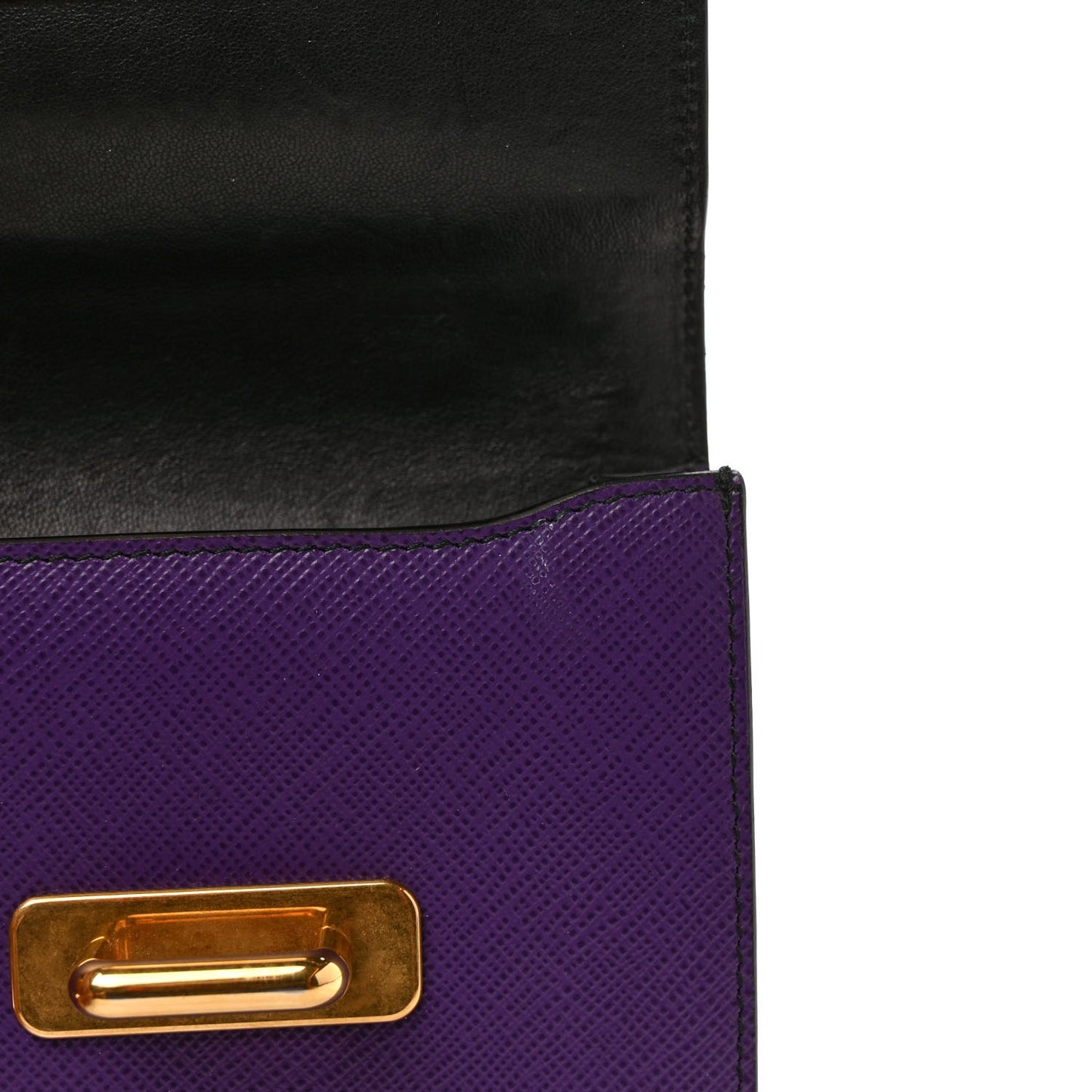 Saffiano Astrology Mini Cahier Bag Viola Black