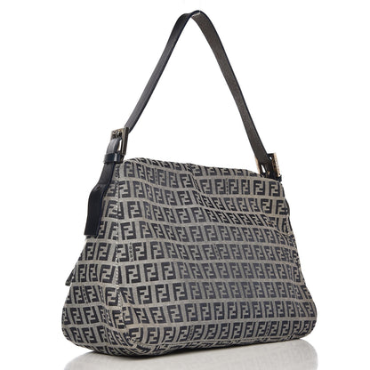 Fendi Zucchino Mama Baguette Navy 3 of 8