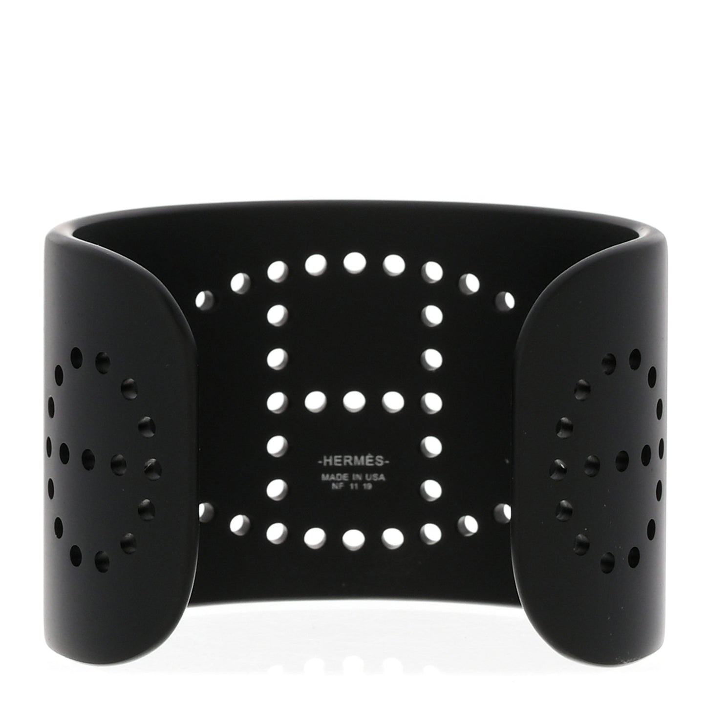 Aluminium Evelyne Sunset Cuff Bracelet T2 Black