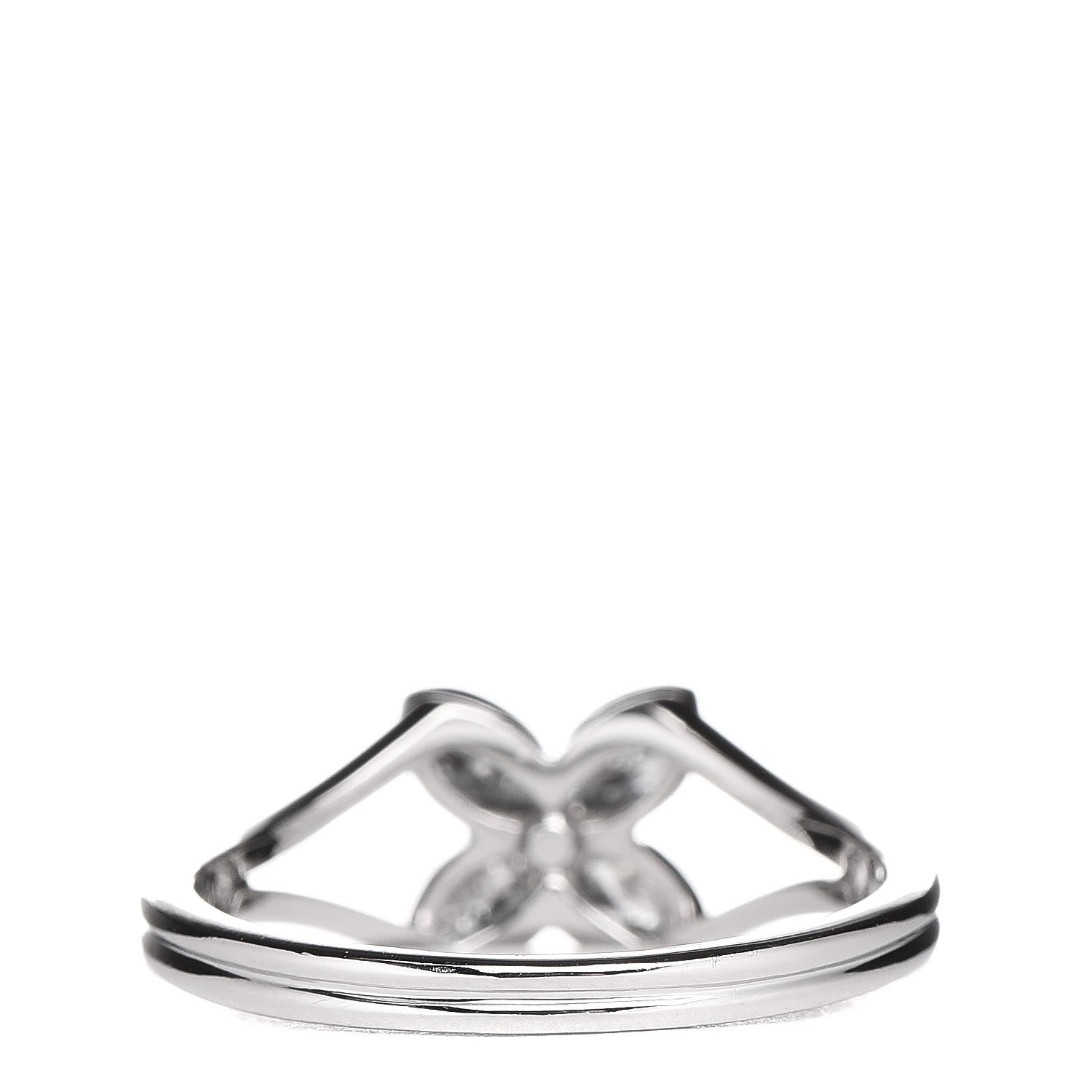 Tiffany Platinum Diamond Victoria Ring 51 5.75 4 of 6