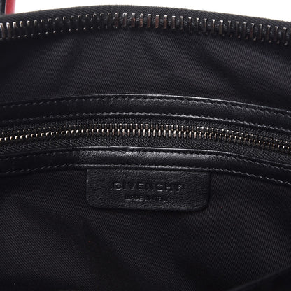 Givenchy Smooth Calfskin Star Embossed Medium Antigona Black Red 7 of 17