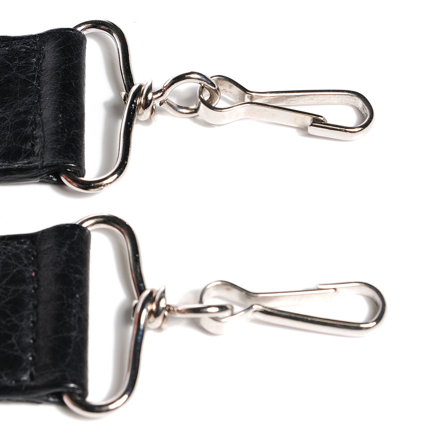 Agneau Giant 21 Silver Hardware Part Time Black