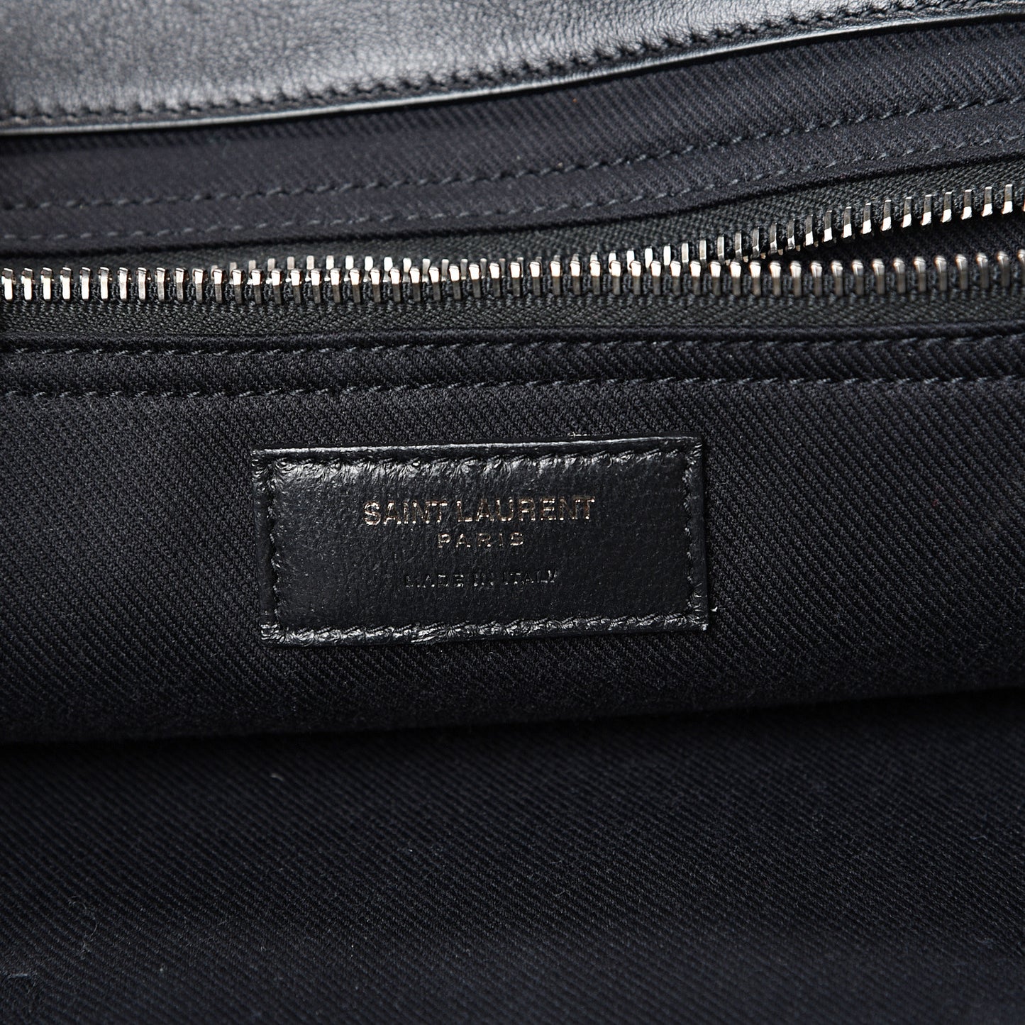 Vitello Rive Gauche Large Tote Black