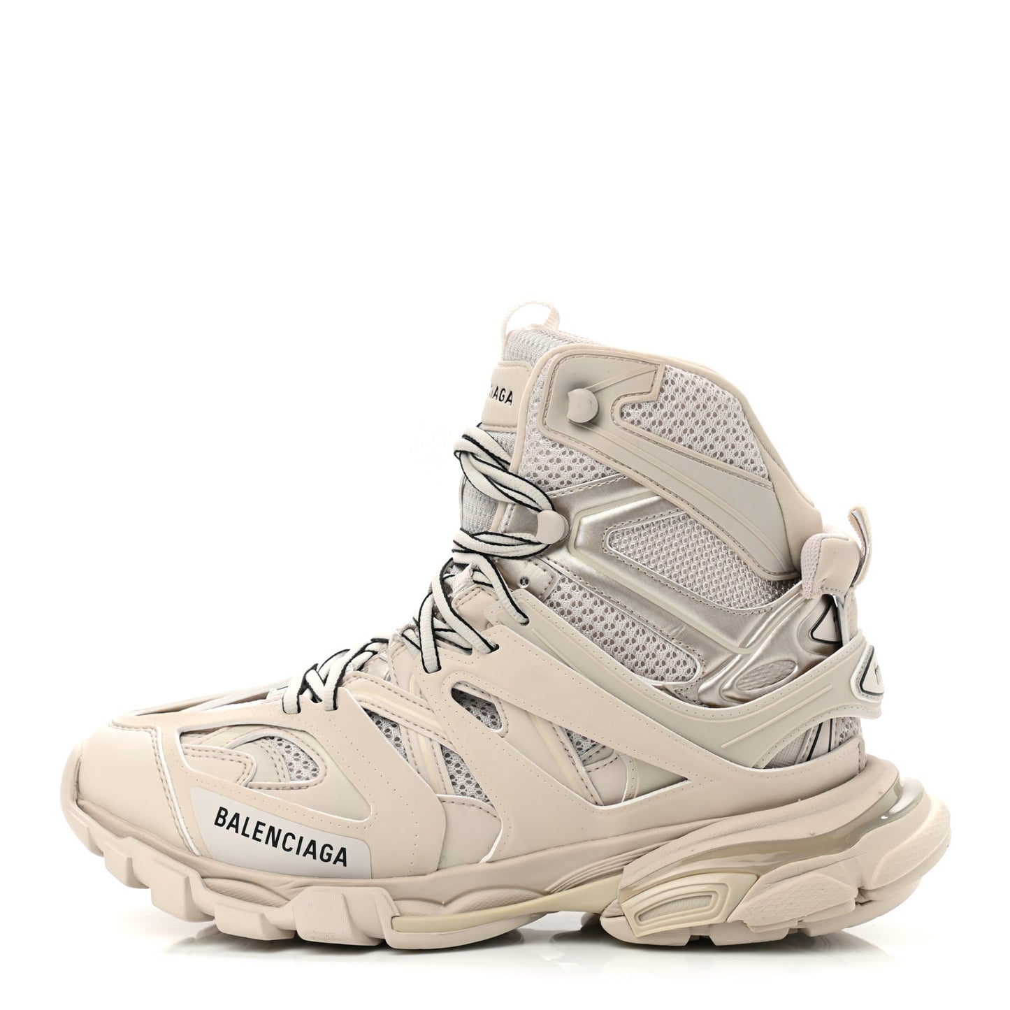 Mesh Nylon Womens Track Hike Sneakers 40 Full Beige