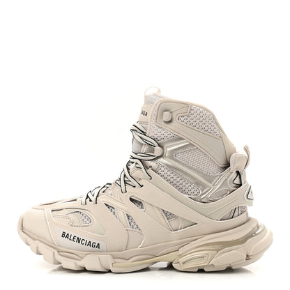 Balenciaga Mesh Nylon Womens Track Hike Sneakers 40 Full Beige 1 of 8