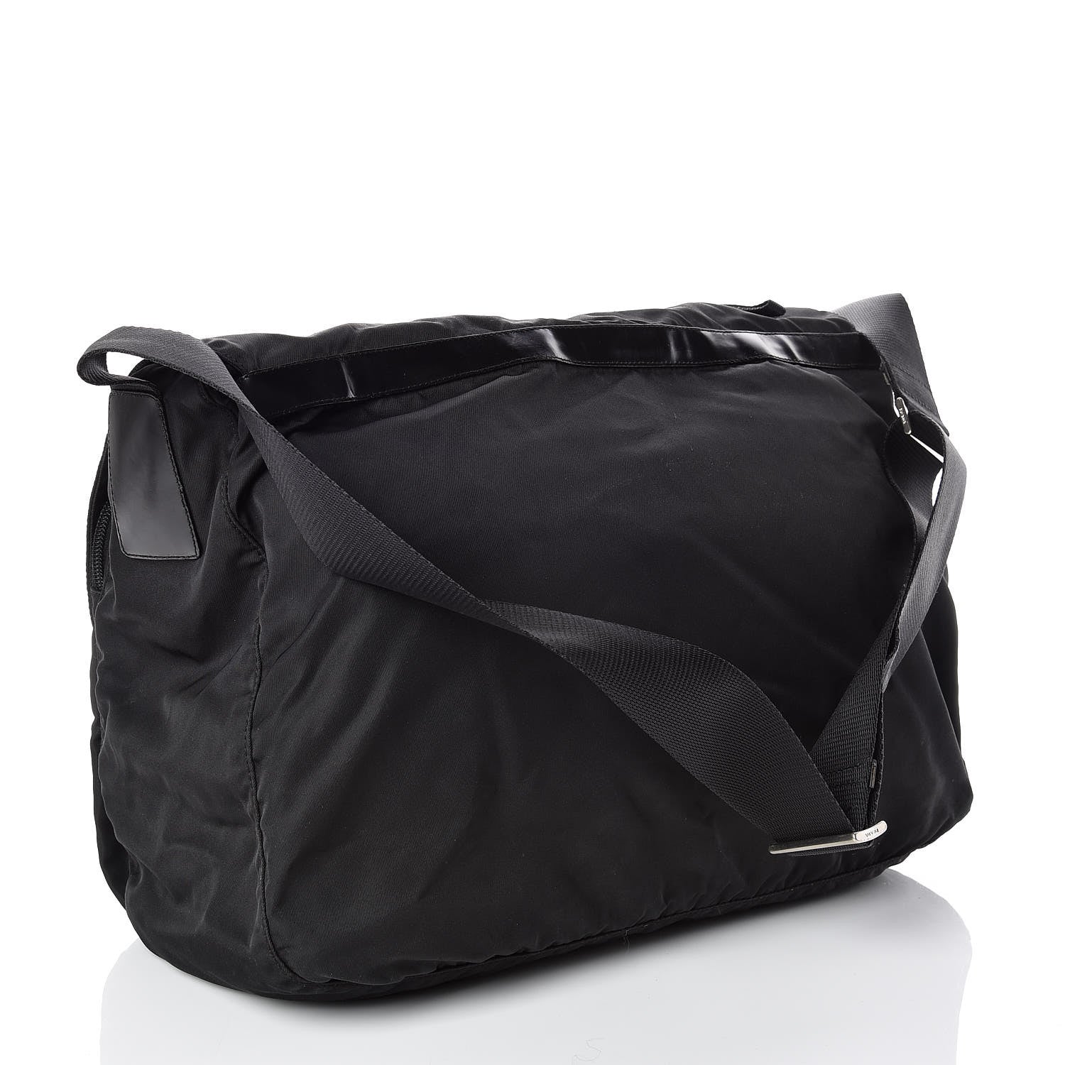 Prada Nylon Vela Messenger Bag Black 3 of 8
