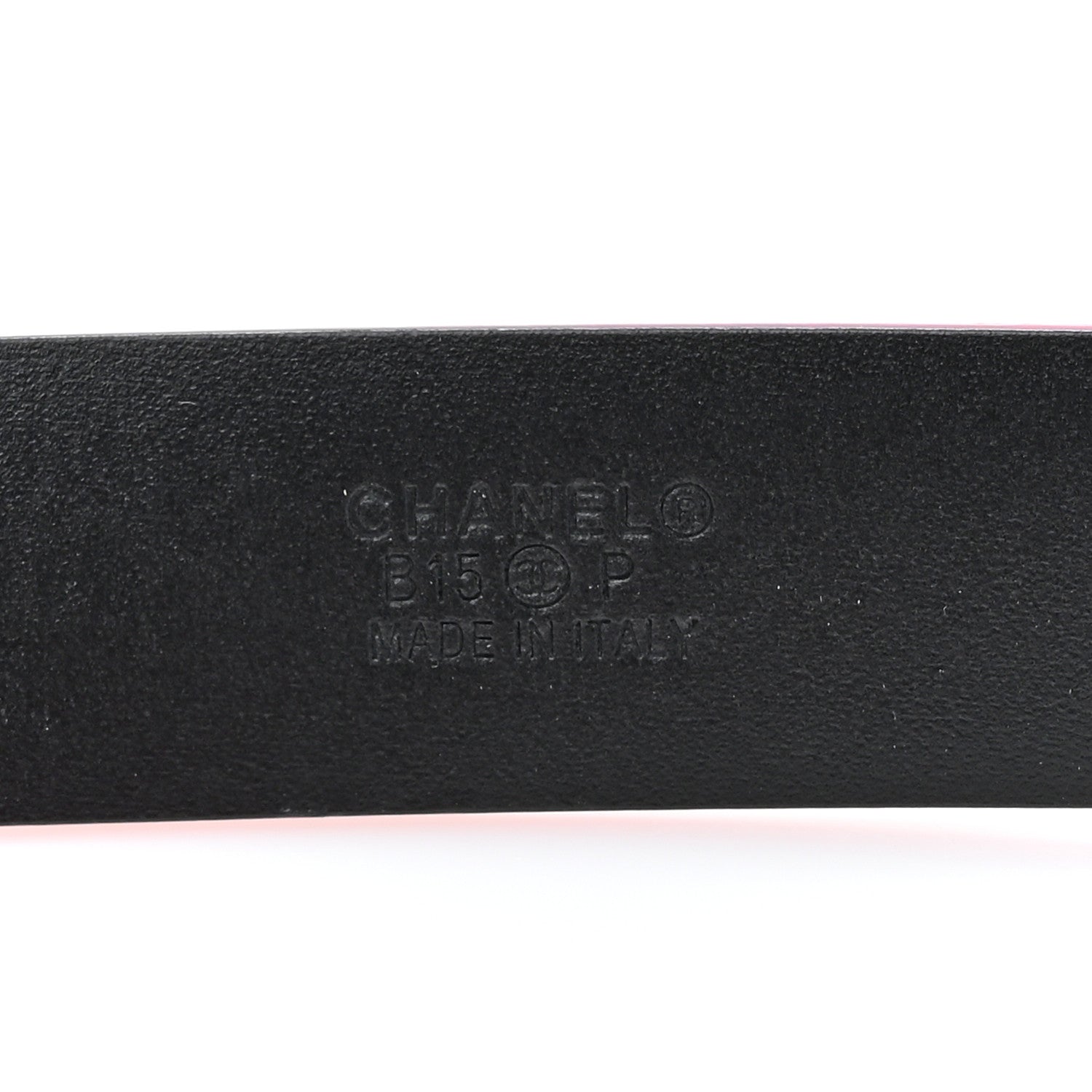 Chanel Patent CC Logo Skinny Belt 85 34 Pink 3 of 5