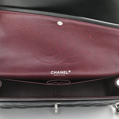 Chanel Lambskin Quilted Jumbo Double Flap Black 4 of 8