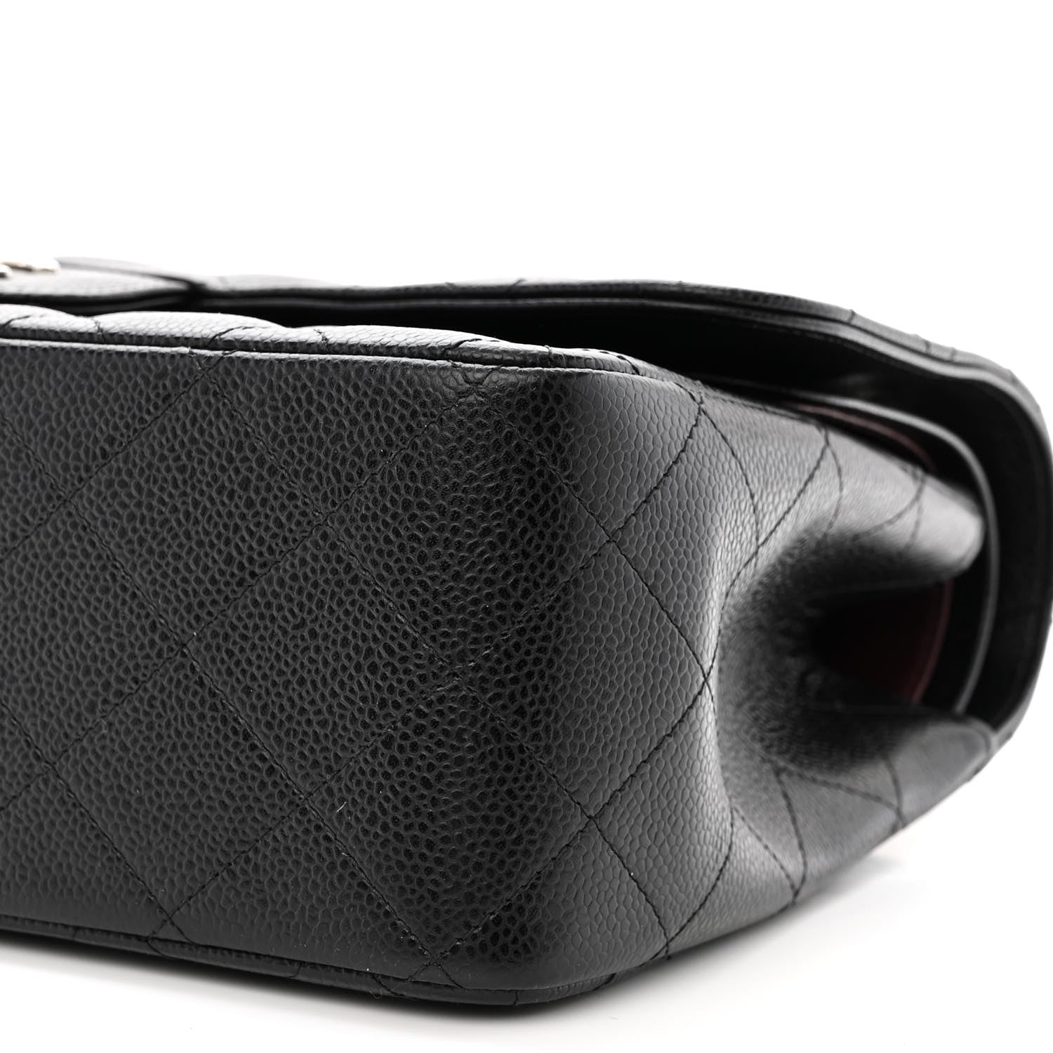 Chanel Caviar Quilted Jumbo Double Flap Black 10 of 12