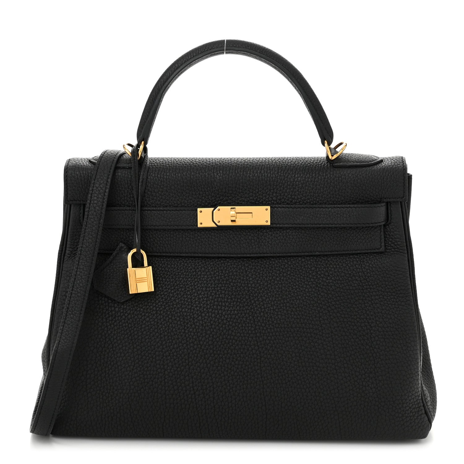 Hermes Togo Kelly Retourne 32 Black 1 of 12