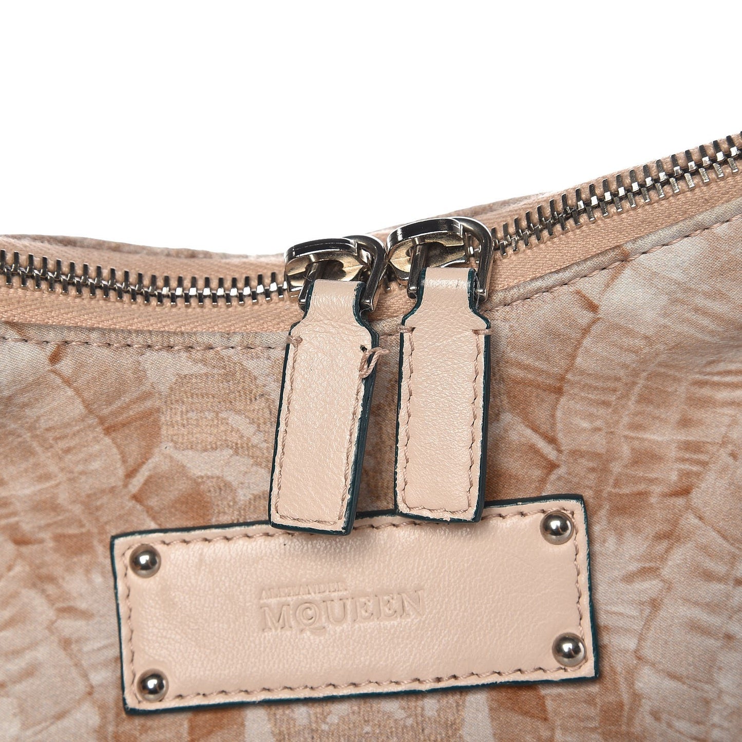 Silk Lace Print De Manta Clutch