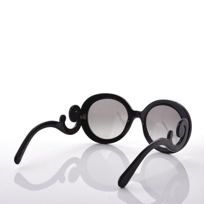 Prada Baroque Sunglasses SPR 27N Black 9 of 14