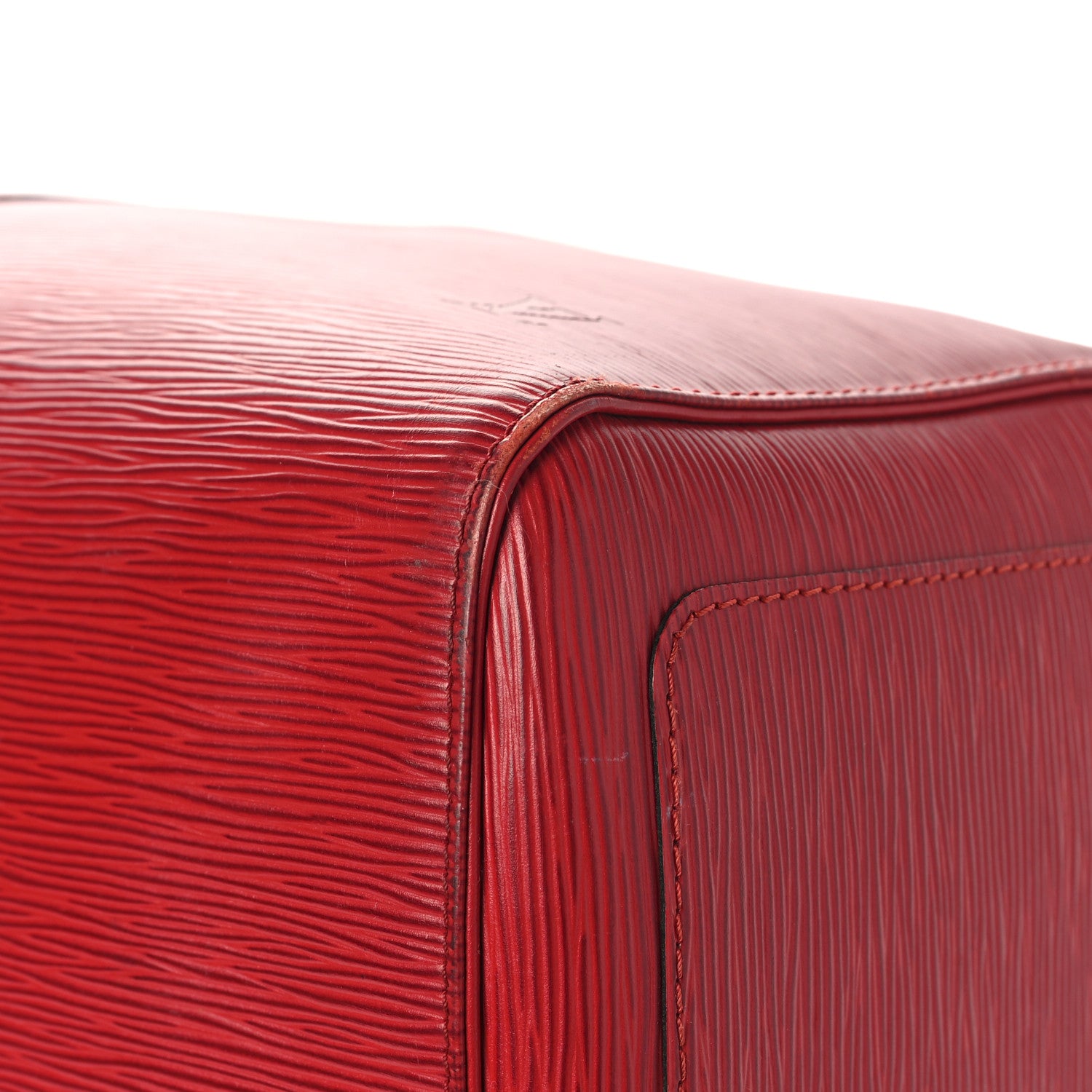 Louis Vuitton Epi Keepall 55 Castillan Red 11 of 12